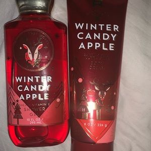 Shower gel and hand body lotion